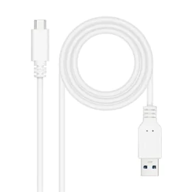 Cavo da USB-C a USB NANOCABLE 10.01.4002-W Bianco 2 m di NANOCABLE, Cavi USB - Rif: S0238745, Prezzo: 7,66 €, Sconto: %