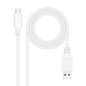 Cabo USB-C para USB NANOCABLE 10.01.4002-W Branco 2 m de NANOCABLE, Cabos USB - Ref: S0238745, Preço: 7,66 €, Desconto: %