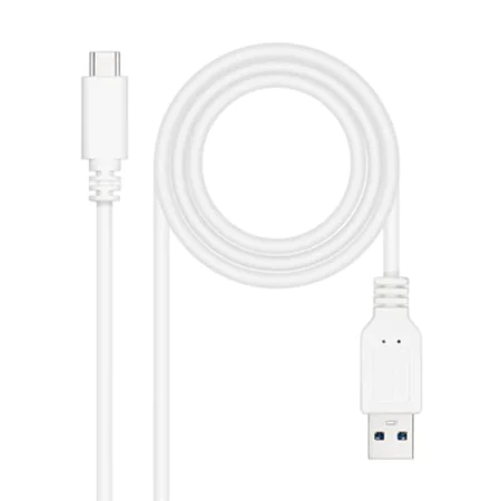 Cable USB-C a USB NANOCABLE 10.01.4002-W Blanco 2 m de NANOCABLE, Cables USB - Ref: S0238745, Precio: 6,90 €, Descuento: %