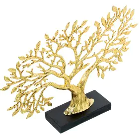 Figura Decorativa Alexandra House Living Negro Dorado Metal Árbol 38 x 7 x 28 cm de Alexandra House Living, Coleccionables - ...