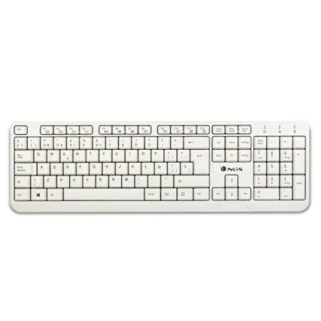 Teclado NGS NGS-KEYBOARD-0284 Blanco de NGS, Teclados - Ref: S0431169, Precio: 11,37 €, Descuento: %