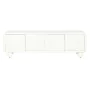 Meubles de télévision DKD Home Decor Blanc Bois MDF 160 x 37 x 50 cm de DKD Home Decor, Tables et supports de télévision - Ré...