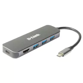 Hub USB D-Link DUB-2333 Gris 60 W de D-Link, Hubs USB - Réf : S55168698, Prix : 49,42 €, Remise : %