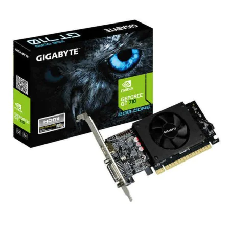 Carte Graphique Gigabyte GeForce GT710 2 GB DDR5 GDDR5 de Gigabyte, Cartes graphiques - Réf : S5601208, Prix : 59,70 €, Remis...