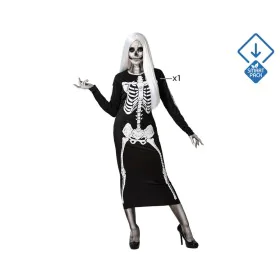 Costume for Adults Black Skeleton M/L by BigBuy Carnival, Adults - Ref: S1128651, Price: 10,29 €, Discount: %