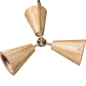 Ceiling Light Alexandra House Living Wood 106 x 92 x 31 cm by Alexandra House Living, Ceiling Lights - Ref: D1627321, Price: ...