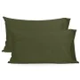 Pillowcase HappyFriday Basic Green 50 x 75 cm (2 Units) by HappyFriday, Sheets and pillowcases - Ref: D1612536, Price: 16,54 ...