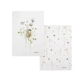 Kitchen Cloth HappyFriday Ikebana Multicolour 70 x 50 cm (2 Units) by HappyFriday, Dish Cloth & Towels - Ref: D1613927, Price...