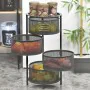 Carrello per Verdure Alexandra House Living Nero Metallo 32 x 65 x 32 cm di Alexandra House Living, Ripiani e supporti - Rif:...