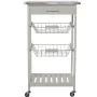 Chariot de Cuisine Alexandra House Living Blanc 47 x 81 x 37 cm de Alexandra House Living, Dessertes - Réf : D1620771, Prix :...