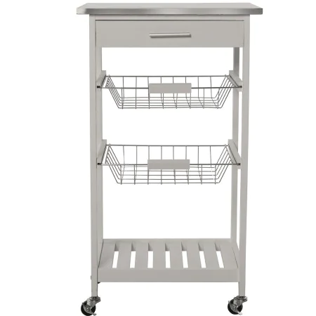 Carrello da Cucina Alexandra House Living Bianco 47 x 81 x 37 cm di Alexandra House Living, Carrelli da portata - Rif: D16207...