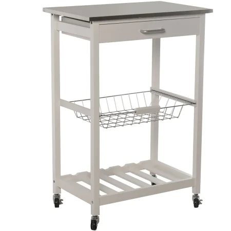 Carrello da Cucina Alexandra House Living Bianco 57 x 83 x 37 cm di Alexandra House Living, Carrelli da portata - Rif: D16207...