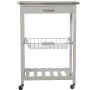 Carrello da Cucina Alexandra House Living Bianco 57 x 83 x 37 cm di Alexandra House Living, Carrelli da portata - Rif: D16207...