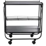 Chariot de service Alexandra House Living Noir 68 x 70 x 40 cm Pliable de Alexandra House Living, Dessertes - Réf : D1620777,...