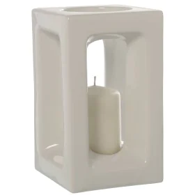 Castiçais Alexandra House Living Branco Cerâmica 15 x 25 x 15 cm de Alexandra House Living, Candelabros e suportes para velas...