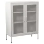 Aparador Alexandra House Living Branco Metal 80 x 102 x 35 cm de Alexandra House Living, Armários e aparadores - Ref: D162428...