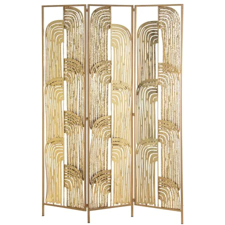 Folding screen Alexandra House Living Golden Metal 120 x 170 x 1 cm by Alexandra House Living, Panel Screens - Ref: D1624291,...