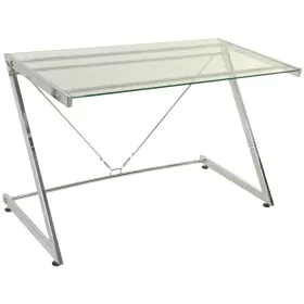 Desk Alexandra House Living White Transparent Crystal 124 x 76 x 60 cm by Alexandra House Living, Computer desks and tables -...