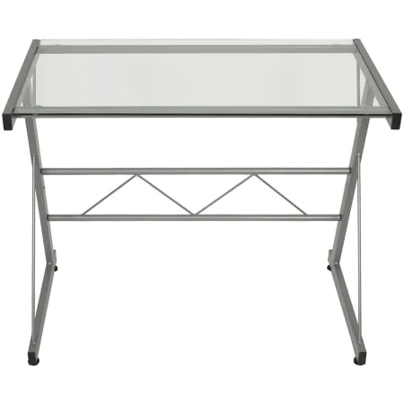 Bureau Alexandra House Living Gris Métal 90 x 72 x 50 cm de Alexandra House Living, Bureaux et tables d'ordinateurs - Réf : D...