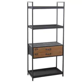 Shelves Alexandra House Living Brown Black Metal 60 x 140 x 30 cm by Alexandra House Living, Standing Shelf Units - Ref: D162...