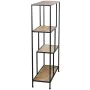 Estantería Alexandra House Living Marrón Negro Metal 65 x 110 x 25 cm de Alexandra House Living, Unidades de estanterías - Re...