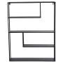 Estante Alexandra House Living Negro Metal 55 x 70 x 12 cm de Alexandra House Living, Estantes flotantes - Ref: D1624473, Pre...