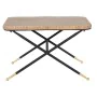 Mesa de Centro Alexandra House Living Castanho Preto Rotim Fibra natural 70 x 45 x 50 cm de Alexandra House Living, Jogos de ...