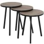 Set of 3 tables Alexandra House Living Black Golden Wood by Alexandra House Living, Tables - Ref: D1624564, Price: 75,20 €, D...