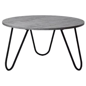 Table Basse Alexandra House Living Noir Argenté Bois 80 x 44 x 80 cm de Alexandra House Living, Tables - Réf : D1624572, Prix...