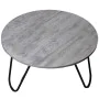 Centre Table Alexandra House Living Black Silver Wood 80 x 44 x 80 cm by Alexandra House Living, Tables - Ref: D1624572, Pric...