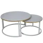 Set of 2 tables Alexandra House Living White Grey Wood 80 x 43 x 80 cm by Alexandra House Living, Tables - Ref: D1624574, Pri...