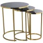 Set of 3 tables Alexandra House Living Black Golden Wood by Alexandra House Living, Tables - Ref: D1624578, Price: 131,99 €, ...