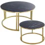 Set of 2 tables Alexandra House Living Black Golden Wood by Alexandra House Living, Tables - Ref: D1624579, Price: 237,24 €, ...