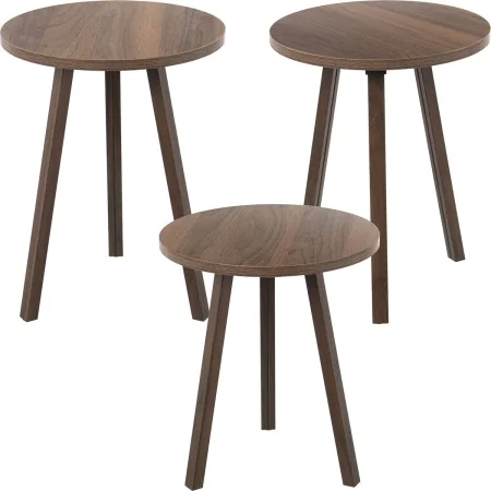 Jeu de 3 tables Alexandra House Living Marron Bois de Alexandra House Living, Tables - Réf : D1624585, Prix : 56,36 €, Remise...