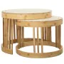 Jeu de 2 tables Alexandra House Living Marron Bois de Alexandra House Living, Tables - Réf : D1624592, Prix : 217,52 €, Remis...