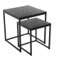 Jeu de 2 tables Alexandra House Living Noir Métal de Alexandra House Living, Tables - Réf : D1624606, Prix : 176,09 €, Remise...