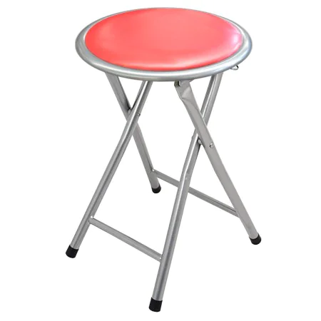 Folding Stool Alexandra House Living Pink Wood 30 x 45 x 30 cm by Alexandra House Living, Barstools - Ref: D1624830, Price: 1...