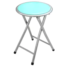 Folding Stool Alexandra House Living Blue Wood 30 x 45 x 30 cm by Alexandra House Living, Barstools - Ref: D1624831, Price: 1...