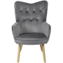 Armchair Alexandra House Living Grey 65 x 99 x 71 cm by Alexandra House Living, Chairs - Ref: D1624868, Price: 195,64 €, Disc...