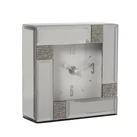 Reloj de Mesa Alexandra House Living Gris Cristal Espejo 14 x 4 x 14 cm de Alexandra House Living, Relojes de escritorio - Re...