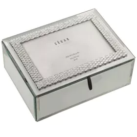 Jewelry box Alexandra House Living Grey Crystal Mirror 15 x 8 x 20 cm by Alexandra House Living, Boxes - Ref: D1624912, Price...