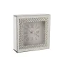 Table clock Alexandra House Living Grey Crystal Mirror 15 x 15 x 5 cm by Alexandra House Living, Desk & Shelf Clocks - Ref: D...