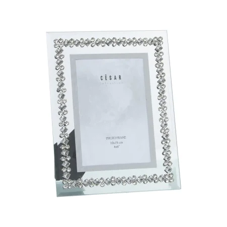 Marco de Fotos Alexandra House Living Gris Cristal 18 x 23 x 2 cm de Alexandra House Living, Marcos de pared y mesa - Ref: D1...