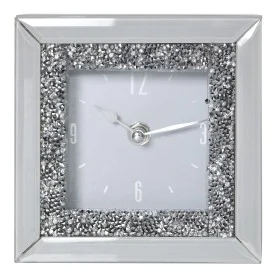 Horloge de table Alexandra House Living Gris Verre 14 x 14 x 5 cm de Alexandra House Living, Pendulettes de bureau - Réf : D1...