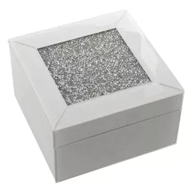 Jewelry box Alexandra House Living White Crystal 14 x 8 x 14 cm by Alexandra House Living, Boxes - Ref: D1624930, Price: 22,8...