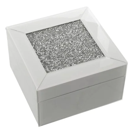 Jewelry box Alexandra House Living White Crystal 14 x 8 x 14 cm by Alexandra House Living, Boxes - Ref: D1624930, Price: 21,4...