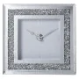 Table clock Alexandra House Living Grey Crystal Mirror 14 x 14 x 4 cm by Alexandra House Living, Desk & Shelf Clocks - Ref: D...