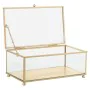 Caja-Joyero Alexandra House Living Dorado Cristal 21 x 9 x 13 cm de Alexandra House Living, Cajas - Ref: D1624947, Precio: 21...