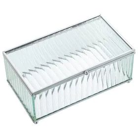 Guarda-Joias Alexandra House Living Cinzento Cristal 21 x 9 x 13 cm de Alexandra House Living, Caixas - Ref: D1624950, Preço:...