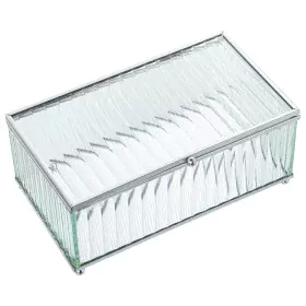 Boîte à bijoux Alexandra House Living Gris Verre 21 x 9 x 13 cm de Alexandra House Living, Boîtes - Réf : D1624950, Prix : 25...